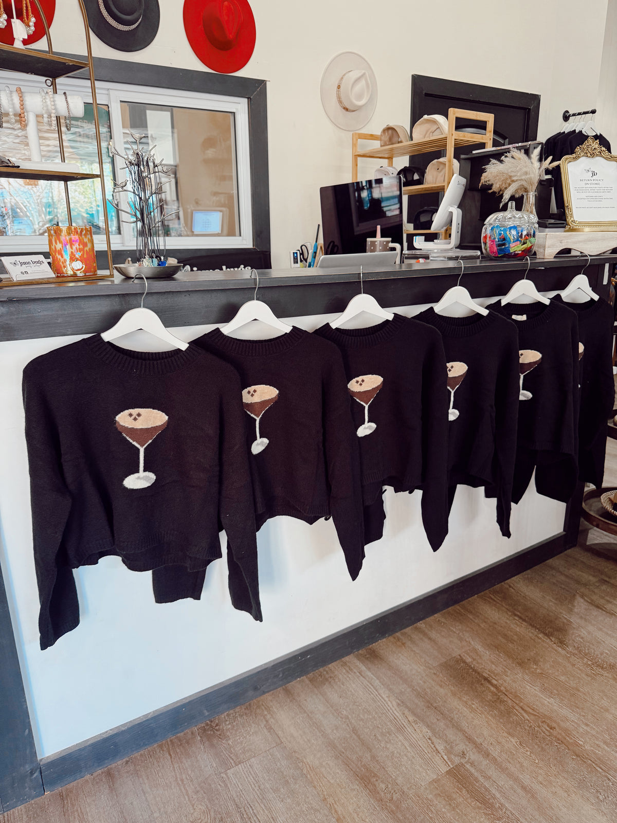 Ellie Espresso Martini Sweater
